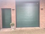 Elektrische Garagedeur met brede loopdeur en lage drempel, Glas, Ophalen of Verzenden, Garagedeur