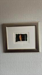 “DOORKIJK”42x35 cm. Gesigneerd. Passe partout, mooie lijst., Antiek en Kunst, Ophalen of Verzenden