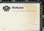 Sticker: Fixforest - Hendrik Ido Ambacht, Ophalen of Verzenden, Zo goed als nieuw, Bedrijf of Vereniging