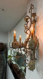Wand kandelaar barok sober sleets, Huis en Inrichting, Woonaccessoires | Kandelaars en Kaarsen, Gebruikt, 50 tot 75 cm, Beige