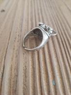 925 zilveren ring, wolf. Maat 18., Ophalen of Verzenden, Zilver, Ring