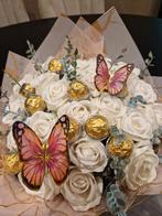 Boeket met fluwelen bloemen en Ferrero Rocher, Ophalen, Nieuw, Binnen