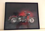 Decoratieve wandprint Harley Davidson - “Christine", Ophalen of Verzenden, Zo goed als nieuw