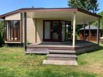 Dubbel CHALET op vaste standplaats, In bos, Wasmachine, 2 slaapkamers, Recreatiepark