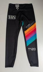 Retro Hoodielab VHS sportlegging maat M (nieuw), Zwart, Nieuw, Ophalen of Verzenden, Fitness of Aerobics