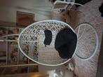 Mooie Witte hangstoel incl 3 verschillende kleuren kussens, Huis en Inrichting, Stoelen, Ophalen, Overige materialen, Gebruikt