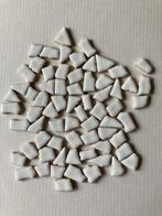 Mozaiek keramiek puzzel steentjes wit 100 gram, Hobby en Vrije tijd, Nieuw, Ophalen of Verzenden, Materiaal