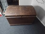 Oude houten opbergkist, Huis en Inrichting, Woonaccessoires | Kisten, Ophalen, Overige materialen, Gebruikt, 50 tot 100 cm