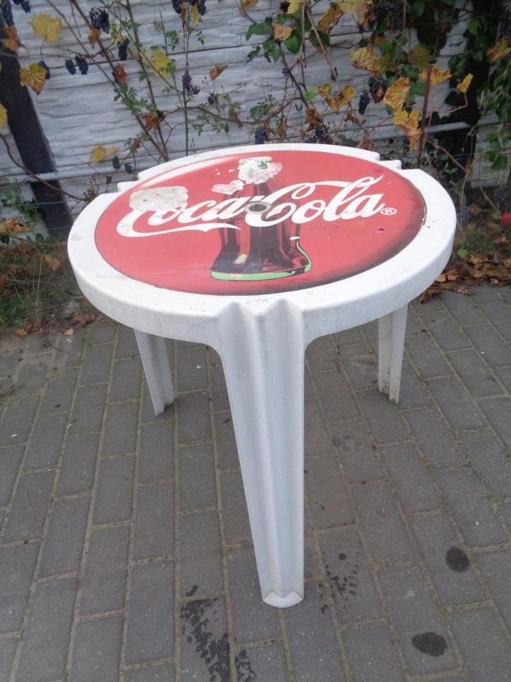 Coca Cola tafel en parasolvoet, Verzamelen, Merken en Reclamevoorwerpen, Gebruikt, Gebruiksvoorwerp, Ophalen