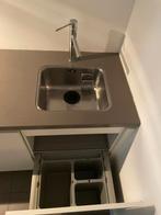 Dubbelwandige greeploze witte hoogglans keuken GEDEMONTEERD, Huis en Inrichting, Keuken | Complete keukens, Wit, Dubbelwandige keuken