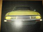 Citroën SM presentatiemap met 8 foto's plm. 1971 folder, Ophalen, Zo goed als nieuw, Overige merken