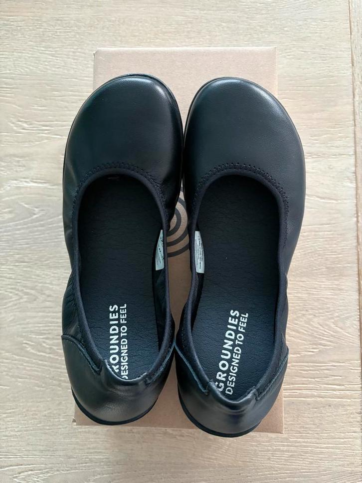 Groundies ballerina’s echt leer zwart maat 37 nieuw, Kleding | Dames, Schoenen, Nieuw, Ballerina's, Zwart, Ophalen of Verzenden