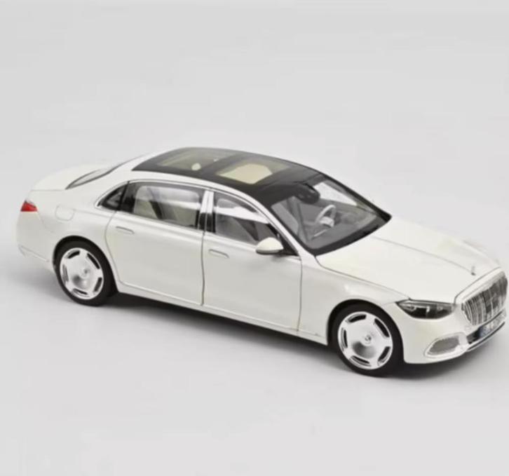 Mercedes Maybach S 680 4MATIC 2021 Wit 1/18 NOREV ref 183918, Hobby en Vrije tijd, Modelauto's | 1:18, Nieuw, Auto, Norev, Verzenden