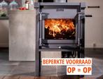 OP=OP UIT VOORRAAD LEVERBAAR Jacobus 9 doorkijk houthaard, Ophalen of Verzenden, Vrijstaand, Hout, Nieuw