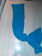 Blauwe Zeemeermin deken- Gehaakt, Ophalen of Verzenden, Zo goed als nieuw