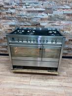 Luxe Smeg Fornuis 6 pits met Grill dubbele oven 120 cm, Witgoed en Apparatuur, Fornuizen, Fornello Esperta, Grill, Ophalen of Verzenden