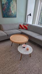 Zuiver White Stone Bijzettafel, Ophalen, Minder dan 55 cm, Rond, Zo goed als nieuw