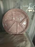 Paisley roze vakjes borden 11 stks, Keramiek, Ophalen of Verzenden, Zo goed als nieuw, Bord(en)