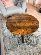Houten salontafel rond - ophalen amsterdam, Huis en Inrichting, Tafels | Salontafels, 50 tot 100 cm, Rond, Ophalen of Verzenden