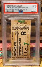 Ticket Johan Cruyff Ajax 1971 snelste goal carrière, Ophalen of Verzenden, Gebruikt, Ajax, Overige typen