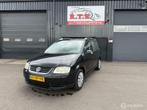 Volkswagen Touran 2.0TDI grijskenteken vol j apk, Gebruikt, 4 cilinders, Zwart, Origineel Nederlands