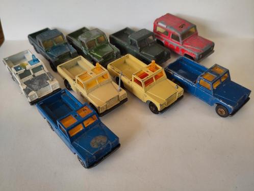 9x Land Rover Efsi Majorette Corgi Juniors Series Defender, Hobby en Vrije tijd, Modelauto's | Overige schalen, Gebruikt, Ophalen of Verzenden