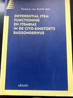 Differential item functioning en itembias cito eindtoets, Ophalen of Verzenden, Zo goed als nieuw, Dr. T. van Schilt-Mol, Overige wetenschappen