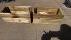2 nieuwe houten plantenbakken  van 40 cm lang 19 cm breedt, Minder dan 30 cm, Minder dan 60 cm, Nieuw, Ophalen of Verzenden