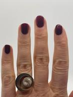 B680 Prachtige zilveren ring modernist Finse stijl, Ophalen of Verzenden, Zilver, Ring