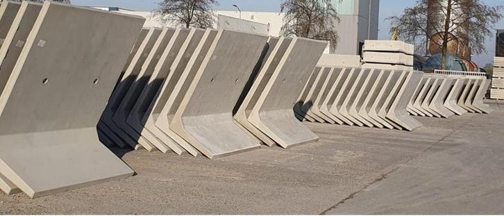 Betonnen Keerwanden / L-elementen Nieuw, Doe-het-zelf en Verbouw, Overige Doe-het-zelf en Verbouw, Nieuw, Verzenden