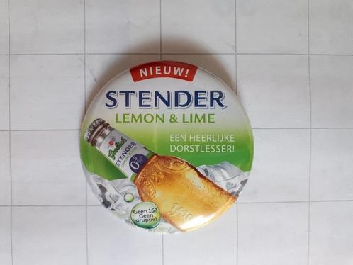 Grolsch Button Stender Lemon & Lime, Verzamelen, Biermerken, Nieuw, Reclamebord, Plaat of Schild, Grolsch, Ophalen of Verzenden
