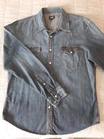 Spijkerblouse, jeans overhemd LEE maat L., Blauw, Lee, Halswijdte 41/42 (L), Ophalen of Verzenden
