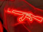 Neon LED verlichting 'ak 47 geweer' intensiteit schakelaar, Huis en Inrichting, Lampen | Wandlampen, Ophalen of Verzenden, Nieuw