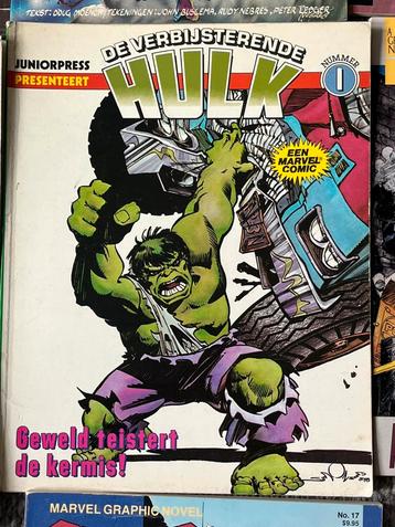 Marvel comics stripboeken Dune Hulk Spiderman Punisher beschikbaar voor biedingen