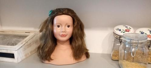 GÖTZ kappers pop, maken up kop, kappers kop, etalage kop, Verzamelen, Poppen, Zo goed als nieuw, Fashion Doll, Levensecht of Reborn