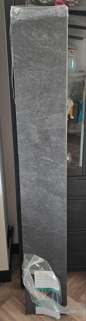 Vensterbank 165 cm steenlook (antraciet/grijs)