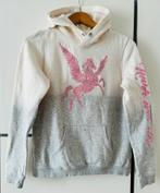 Hoodie H&M Maat 170 / 14+ Jaar Wit Grijs/Roze, Kinderen en Baby's, Kinderkleding | Maat 170, Meisje, Trui of Vest, H&M, Ophalen of Verzenden