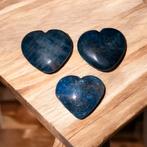 Blauwe apatiet hartjes, Ophalen of Verzenden, Mineraal