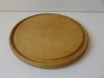 ronde houten broodplank snijplank serveerplank onderzetter, Ophalen of Verzenden, Gebruikt