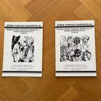 Twee mappen met prenten van tekeningen, Antiek en Kunst, Ophalen of Verzenden