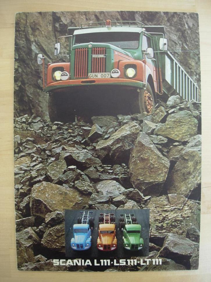 Scania L111 LS111 LT111 Brochure 1976 – Torpedo L LS LT 111, Boeken, Auto's | Folders en Tijdschriften, Zo goed als nieuw, Overige merken