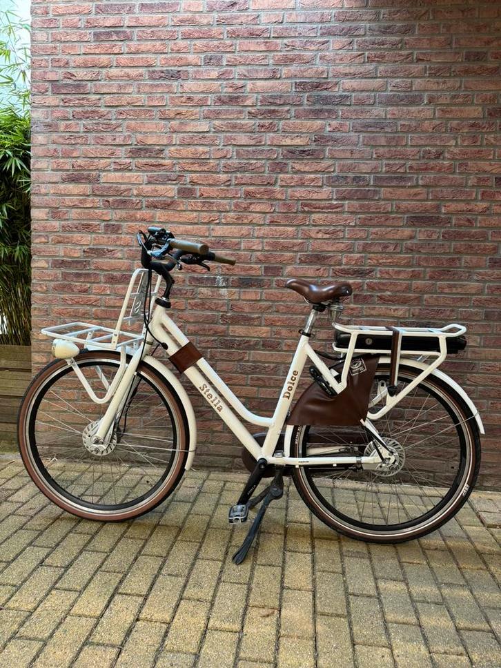 Elektrische fiets Stella Dolce NIEUWE accu, Fietsen en Brommers, Fietsen | Dames | Moederfietsen, Zo goed als nieuw, Overige merken