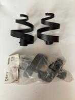 Eindstop. 2stuks. nieuw,  gordijnroede. Metaal. Zwart., Minder dan 50 cm, Zwart, Nieuw, Ophalen of Verzenden