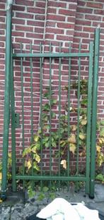 tuinhek 180 hoog, met palen 1.10 breed, Tuin en Terras, Tuinhekken en Hekwerk, Ophalen, Gebruikt, IJzer, Tuinhek