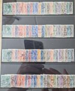 NVPH 177-198 gestempeld (4x). Wilhelmina., Verzenden, T/m 1940, Gestempeld