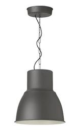 Ikea HEKTAR Hanglamp, donkergrijs, 38 cm, Zo goed als nieuw, Ophalen