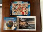 Setje mooie puzzels: 2x Ravensburger en 1x Clementoni, Ophalen of Verzenden, 500 t/m 1500 stukjes, Zo goed als nieuw