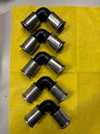 5x 32mm HENCO 90 graden bocht, Ophalen of Verzenden, Zo goed als nieuw