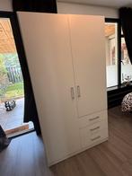 Witte kleding kast, Huis en Inrichting, Kasten | Kledingkasten, Ophalen, Gebruikt, 50 tot 75 cm