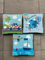Lief! Stoer! Canvas schilderij kinderkamer., Kinderen en Baby's, Ophalen, Nieuw, Wanddecoratie